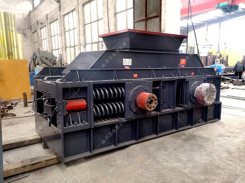 2PG1500X800大型對輥破碎機發(fā)貨圖片_發(fā)往陜西漢中_破碎石英砂