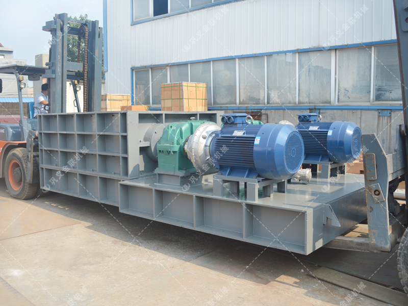 大型強力分級雙齒輥破碎機發貨圖片_發往山東_破碎煤炭