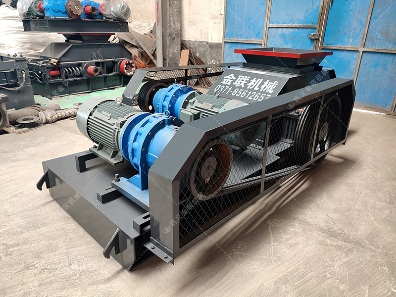 2PG500X750對輥破碎機發貨圖片_發往廣東佛山_破碎石英砂